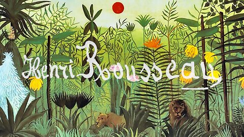 Henry Rousseau - inspiratie // innerbeeld = atelierklomp & illustratia