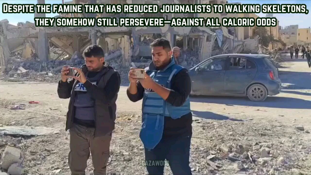 Gaza Reporters: Famine left them skin and bones, but they power through against all caloric odds