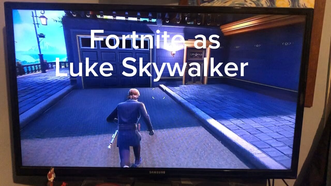 Fortnite as Luke Skywalker