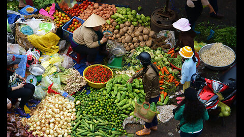 There is no place more lively than the traditional market in Vietnam