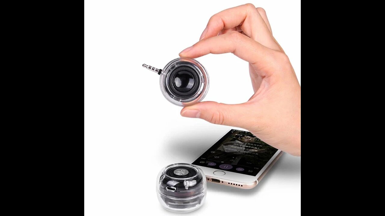 Portable Rechargeable Mini Phone Speaker, with Plug and Play & Clear Bass, for Phone, Tablet &Laptop
