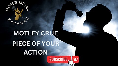 Motley Crue - Piece Of Your Action Karaoke