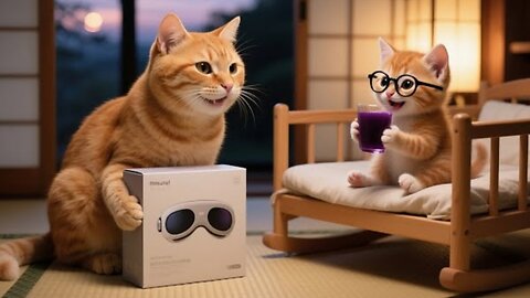 Mama Cat Works at the Curry Cutlet Shop and Gets Ginger an Eye Massager More Glasses!