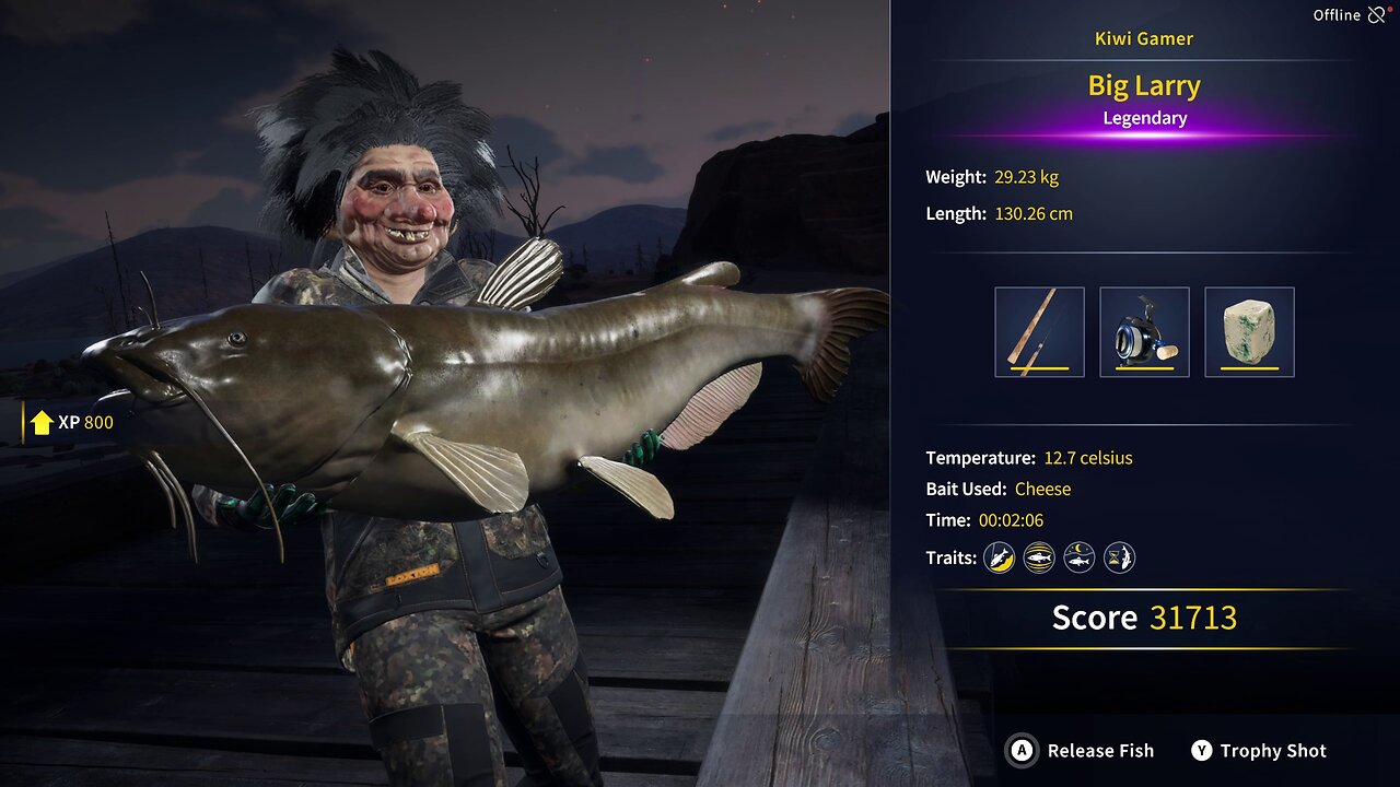 Legendary Fish Big Larry Call Of The Wild The Angler Golden Ridge Reserve 14 August 2025