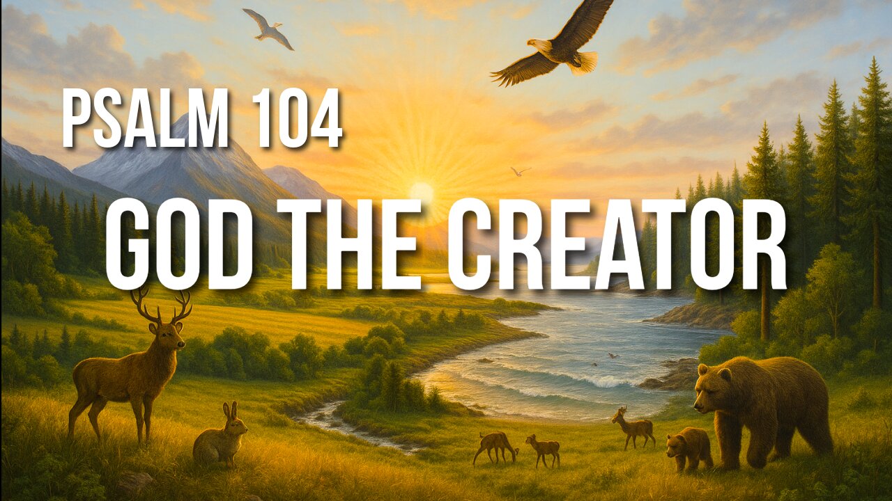 Psalm 104 – A Song of Wonder to the God Who Designed It All