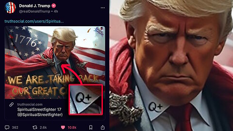 Presidente Trump es Q+