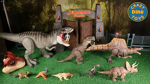10 Jurassic World Rebirth Dinosaur Toys unboxed Today! 2025 Mattel Titanosaurus, Mosasaurus, TREX