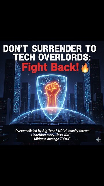 DON'T SURRENDER TO TECH OVERLORDS: Fight Back!
