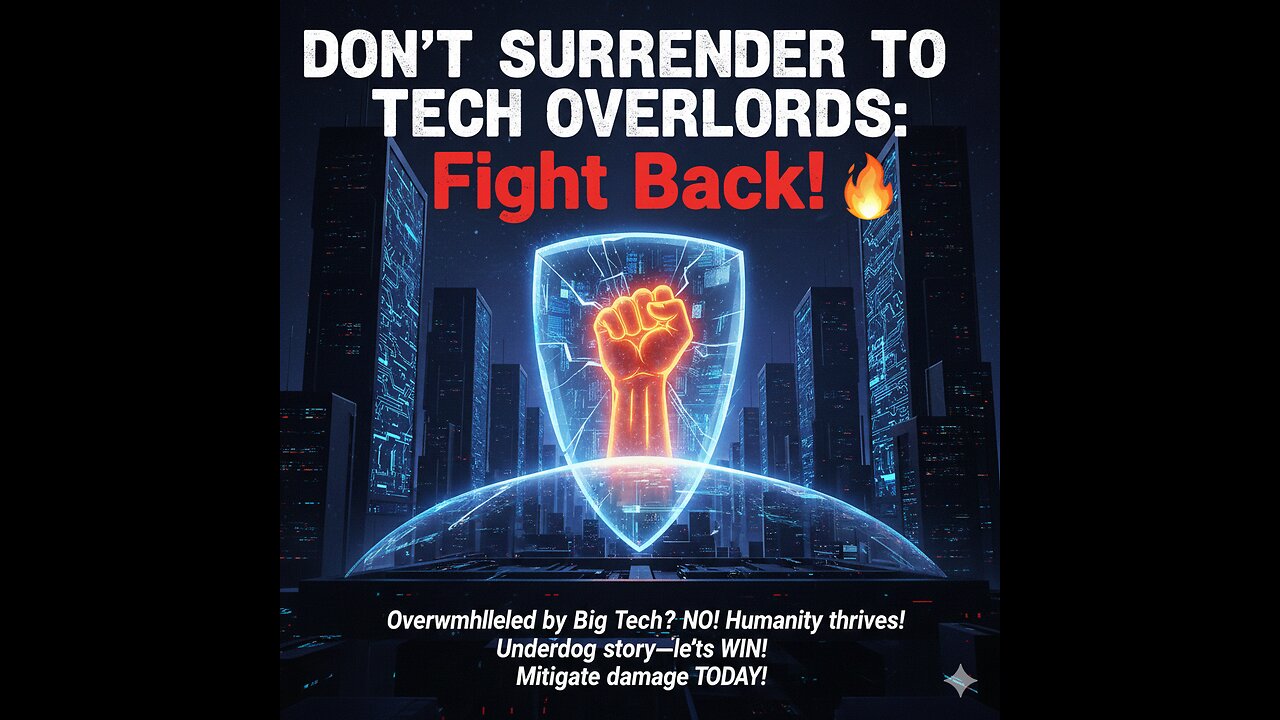DON'T SURRENDER TO TECH OVERLORDS: Fight Back!