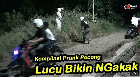 Funny Pocong Prank Compilation to Make You Laugh 🤣 Someone's Drunk
