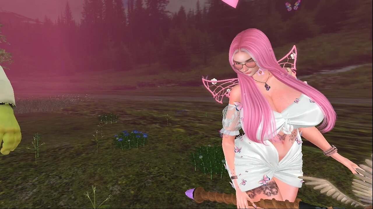 Hunting Butterflies @ Electric Blue Breedables, Second Life - Celestial Butterfly Livestream
