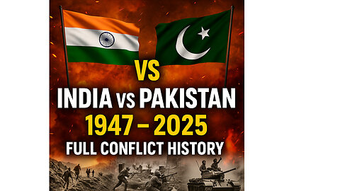 "78 Years of Bloody India-Pakistan Conflict: A Tense and Gripping Story from 1947 to 2025"