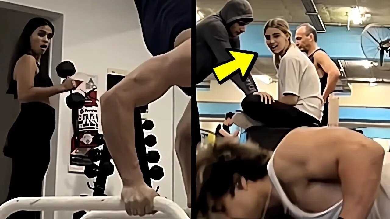 đŸ”¥Scaring People in The Gym With Calisthenics #57