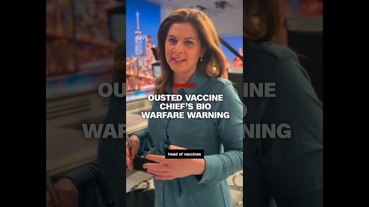 Ousted vaccine chief's biowarfare warning #todaynews