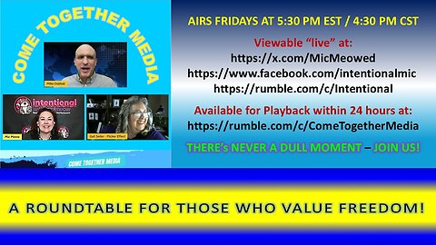 CTM --- Ep. 33 --- 5-2-2025 --- "Maniac Judges and Lawlessness"
