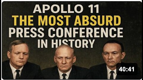 Apollo 11 - The Most Absurd Press Conference in History
