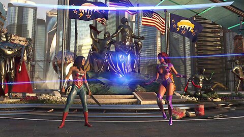 Match4 Wonder Woman vs Starfire Injustice 2 Legendary Edition