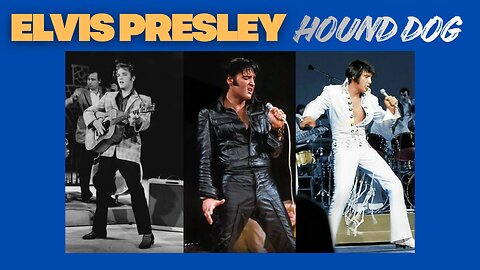 Elvis Presley 'Hound Dog' Live Blend. 1956, '68, & '70.