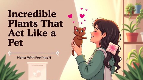 Incredible plants that Acts like a pets