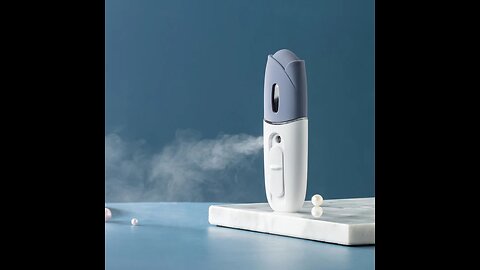 Portable Hand-held Mist Humidifier, with Fine Mist, USB Rechargeable and Clear Design, for Travel