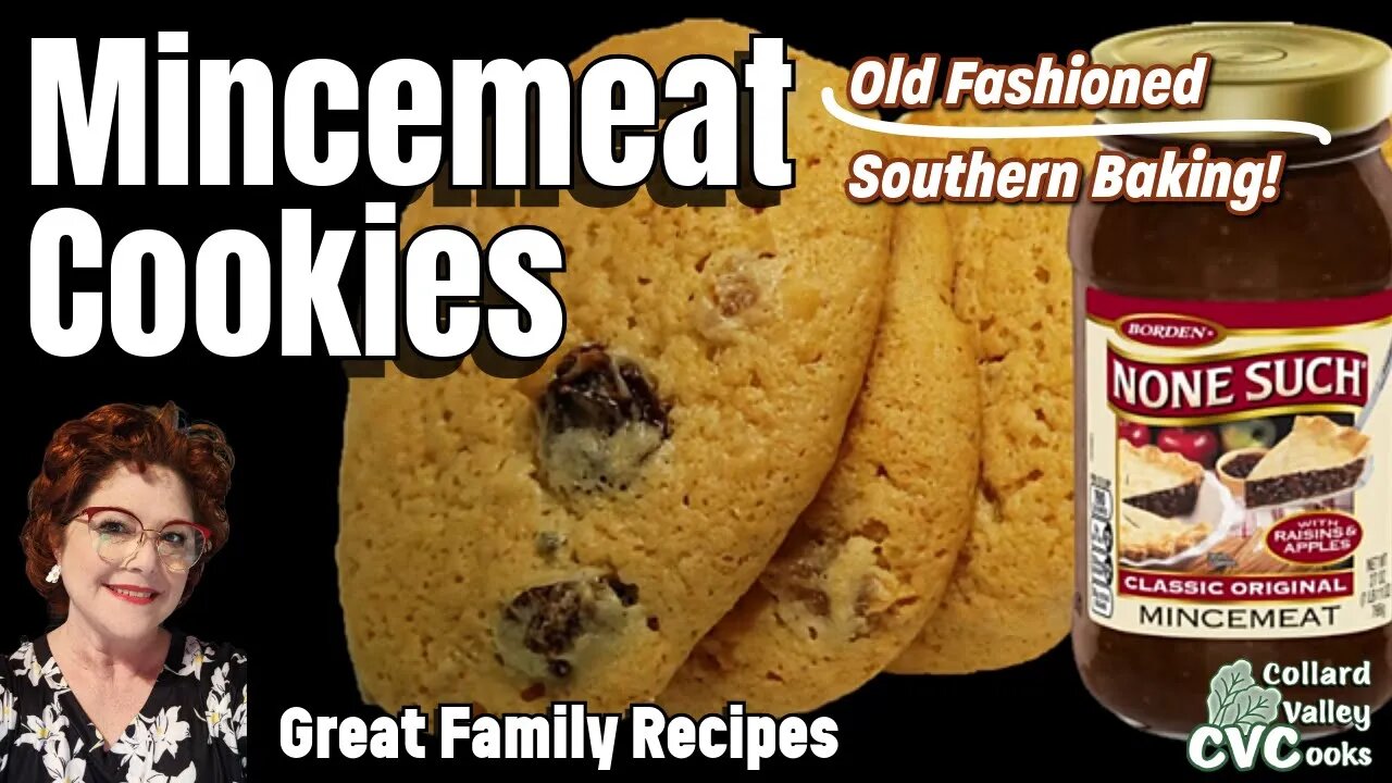 None Such Mincemeat Cookies - Apples Raisins & Molasses