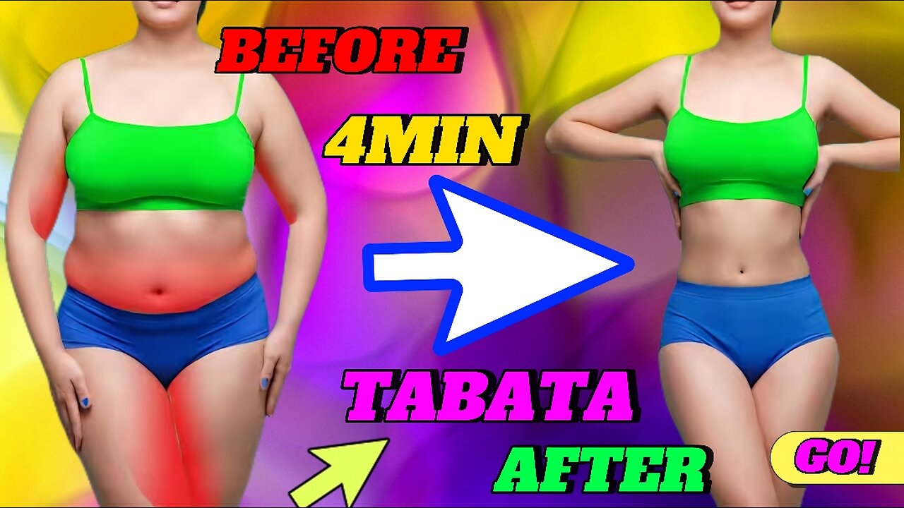 🟣TABATA EASY-TO-DO AT HOME🫂😍FAT BURNER💪👏Super EASY CARDIO To Do💪Low Impact Ideal For Getting ACTIVE🛖