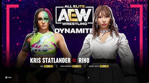 AEW FF Kris Statlander vs Riho