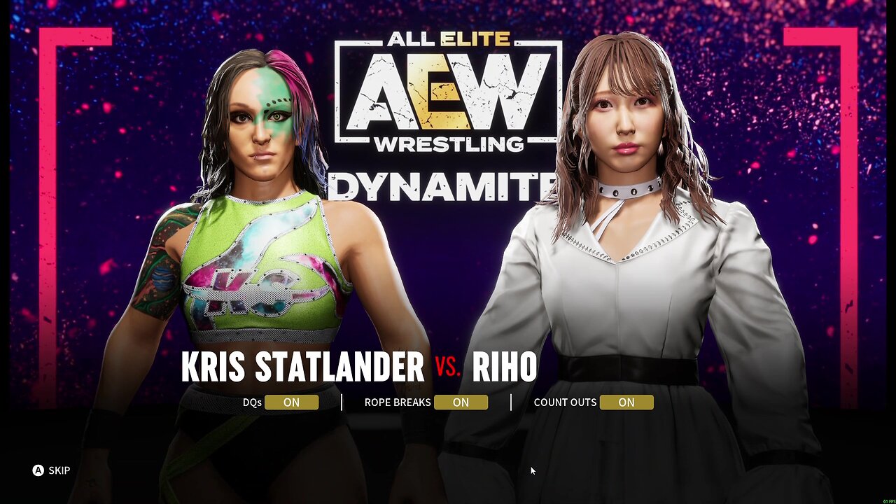AEW FF Kris Statlander vs Riho