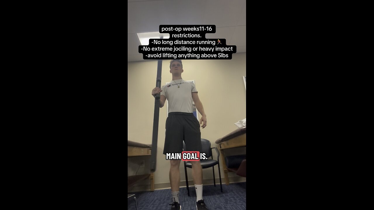 #Latarjet post-op week 13-15