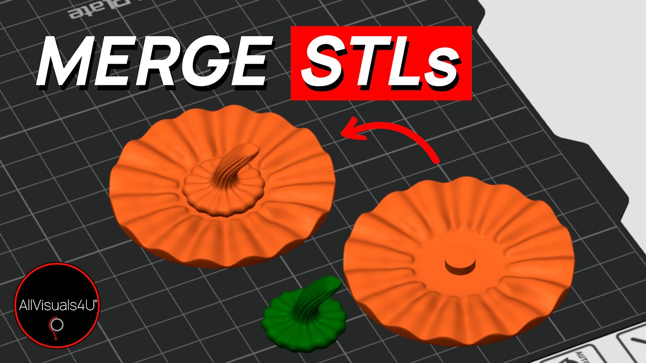 🎃 How To Combine STL Files - Bambu Studio Merge Objects - Bambu Studio Move Object Up | #Shorts