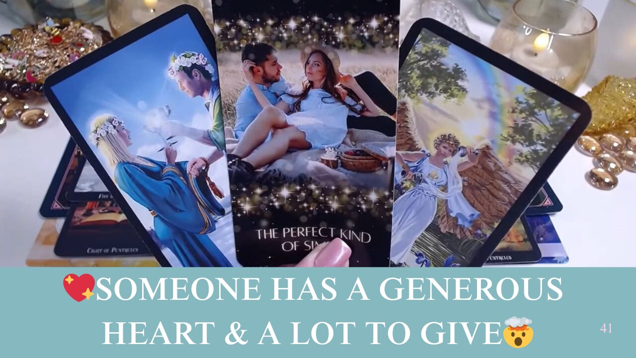💖SOMEONE HAS A GENEROUS HEART & A LOT TO GIVE🤯A SIMPLER LIFE😁🪄