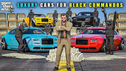 GTA 5: MICHAEL BUYING LUXURY CARS FOR BLACK COMMANDOS I| BB GAMING