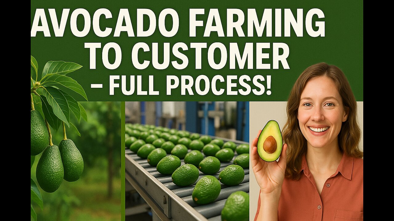 how avocado farming run in big scale
