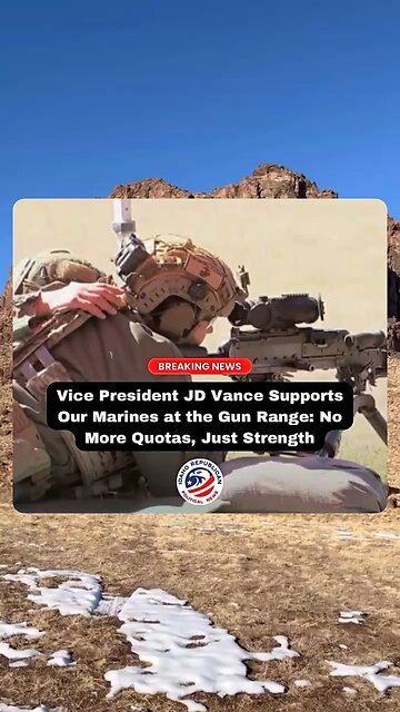 VP Vance shows Support to Marines