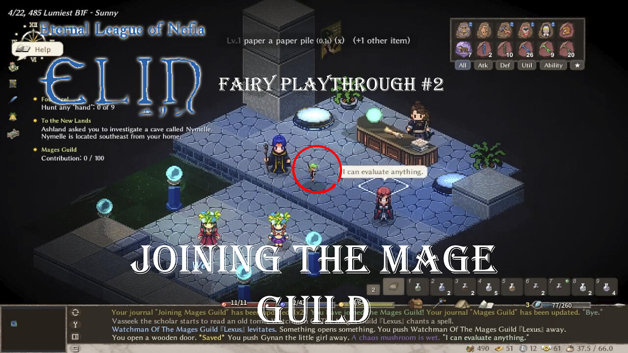 [Elin]Fairy Adventures #2: Joining the Mage Guild