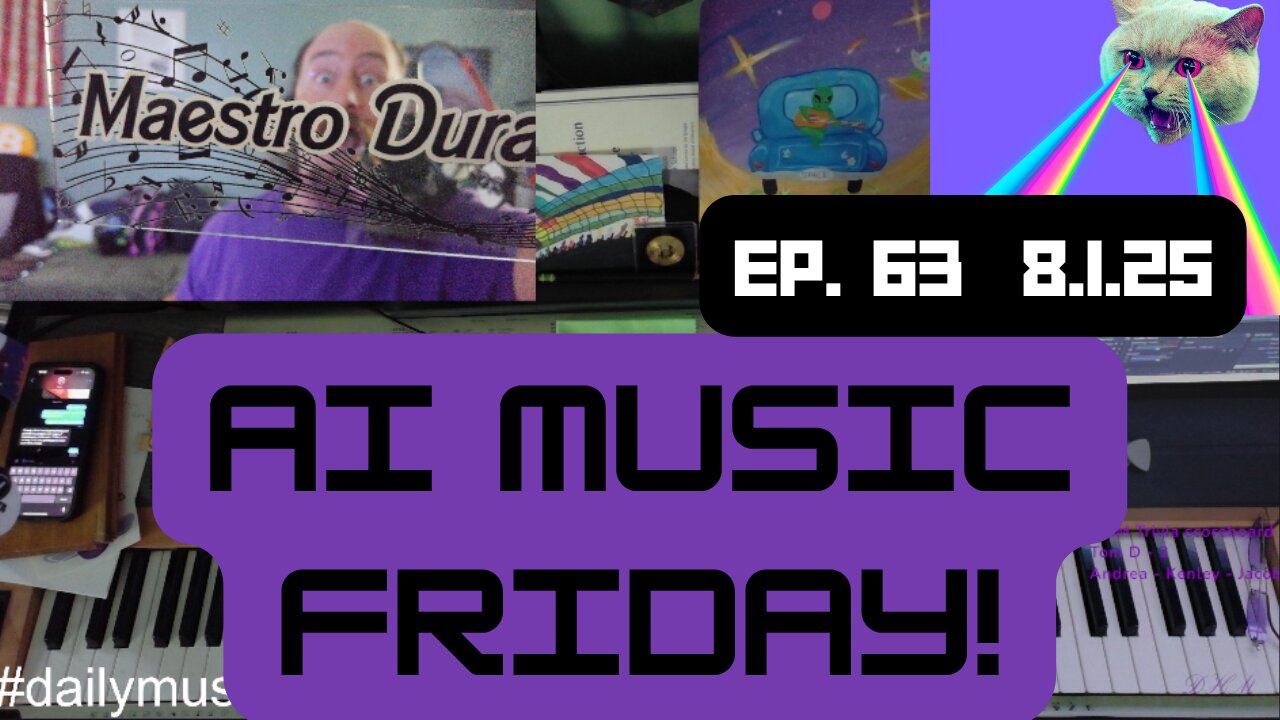 NEW SINGLE RELEASE - AI Music Friday! - Ep 63 - 8.1.25