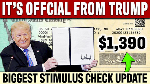 OFFICIAL FROM TRUMP! Huge Stimulus Check Update | Trump Talking About Tariff Rebate Checks in 2025