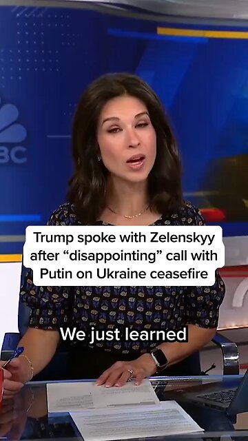 Trump, Zelenskyy Discuss Air Defense After 'Disappointing' Putin Call; Teams Plan Future Meeting