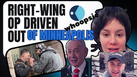 Right-Wing Op Jake Lang gets DRIVEN OUT of Minneapolis, Netanyahu Image Cleanup Interview