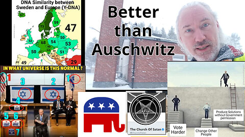 Ljusdal gas chamber. Different AIs. Jews censor & infiltrate. Iranians march to power? Dinner for 1