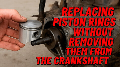 How to Replace Piston Rings on a Scooter Without Removing the Engine | DIY Scooter Repair.
