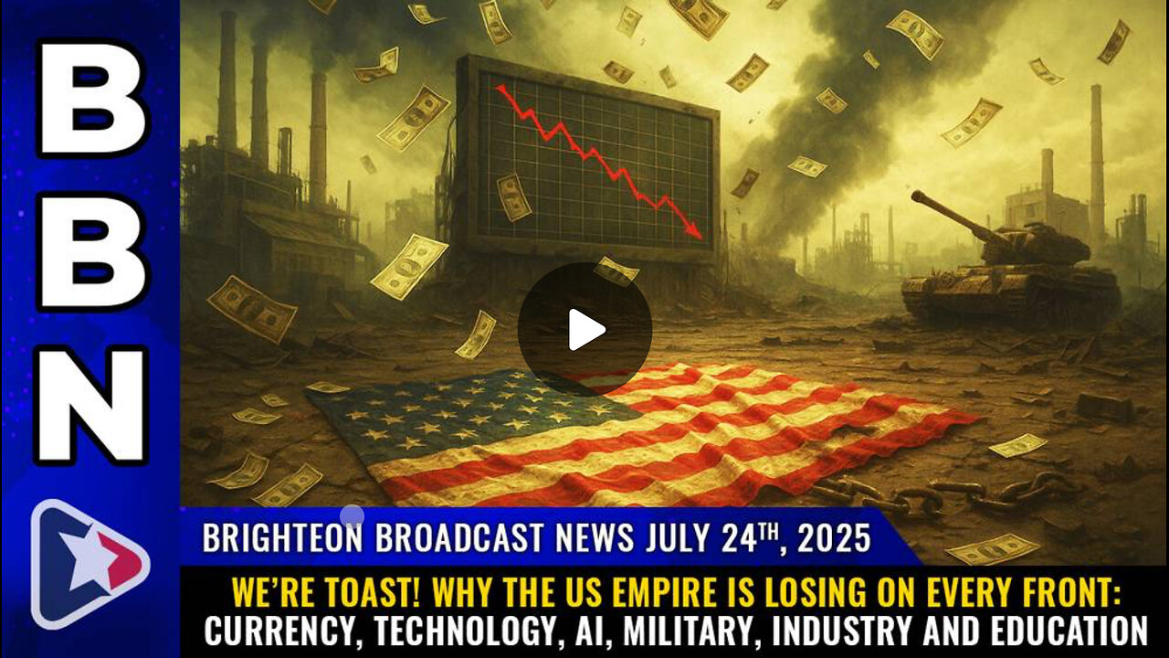 Why the US empire is losing on every front: Currency, technology, AI, military, industry