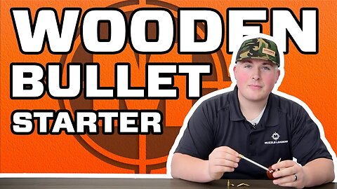 Muzzleloader Wooden Bullet Starter - MZ1500 - Black Powder Starter w/ 6 Jags