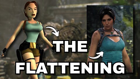 The FLATTENING and uglification of Lara Croft- Tomb Raider Legacy of Atlantis - Tomb Raider Catalyst