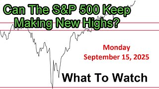 What to Watch Update for Monday September 15, 2025