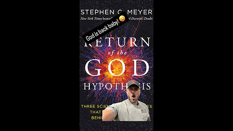 Stephen Meyer God is back baby!