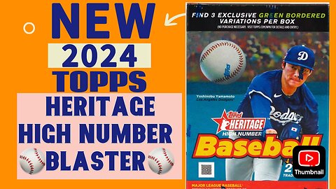 2024 #Topps Heritage High Number #baseballcards #packopening