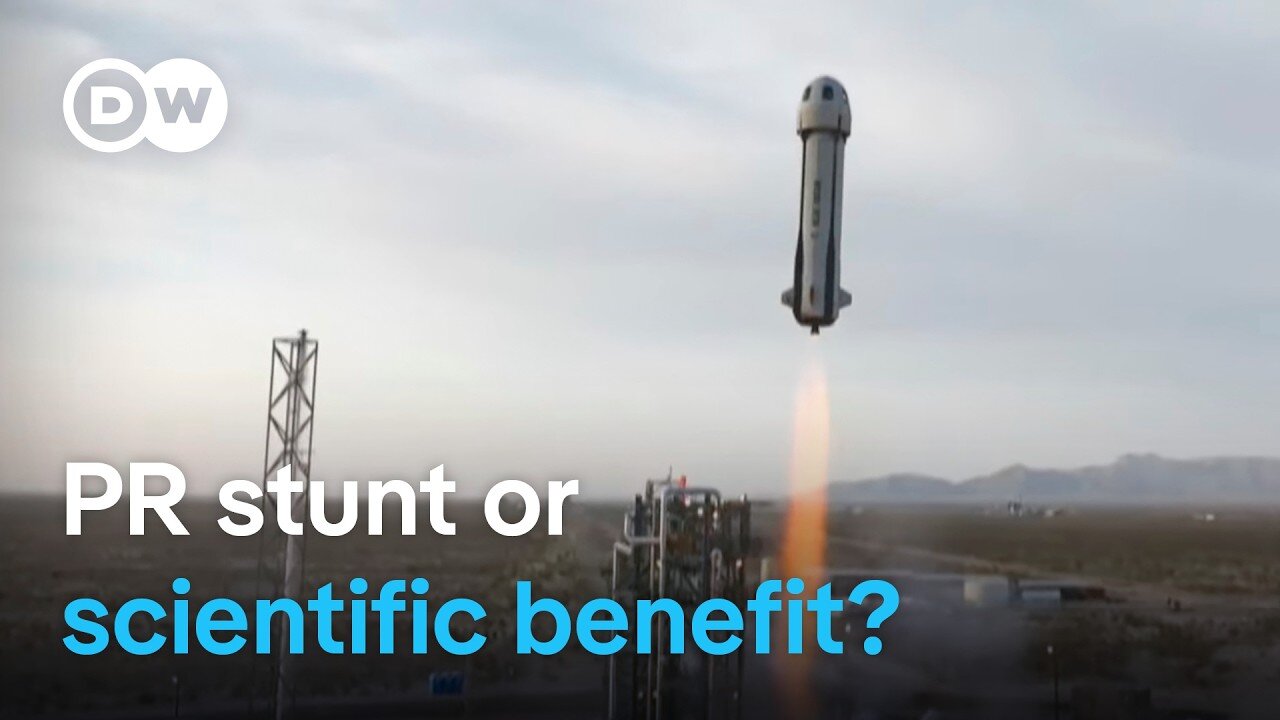 Trip to the edge of space burns only hydrogen and oxygen | DW News