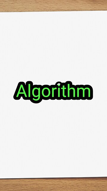 What is Algorithm in hindi