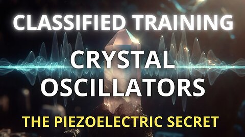 VINTAGE MILITARY SECRETS: Crystal Oscillator Tech & The Piezoelectric Effect (1960s Training Film)